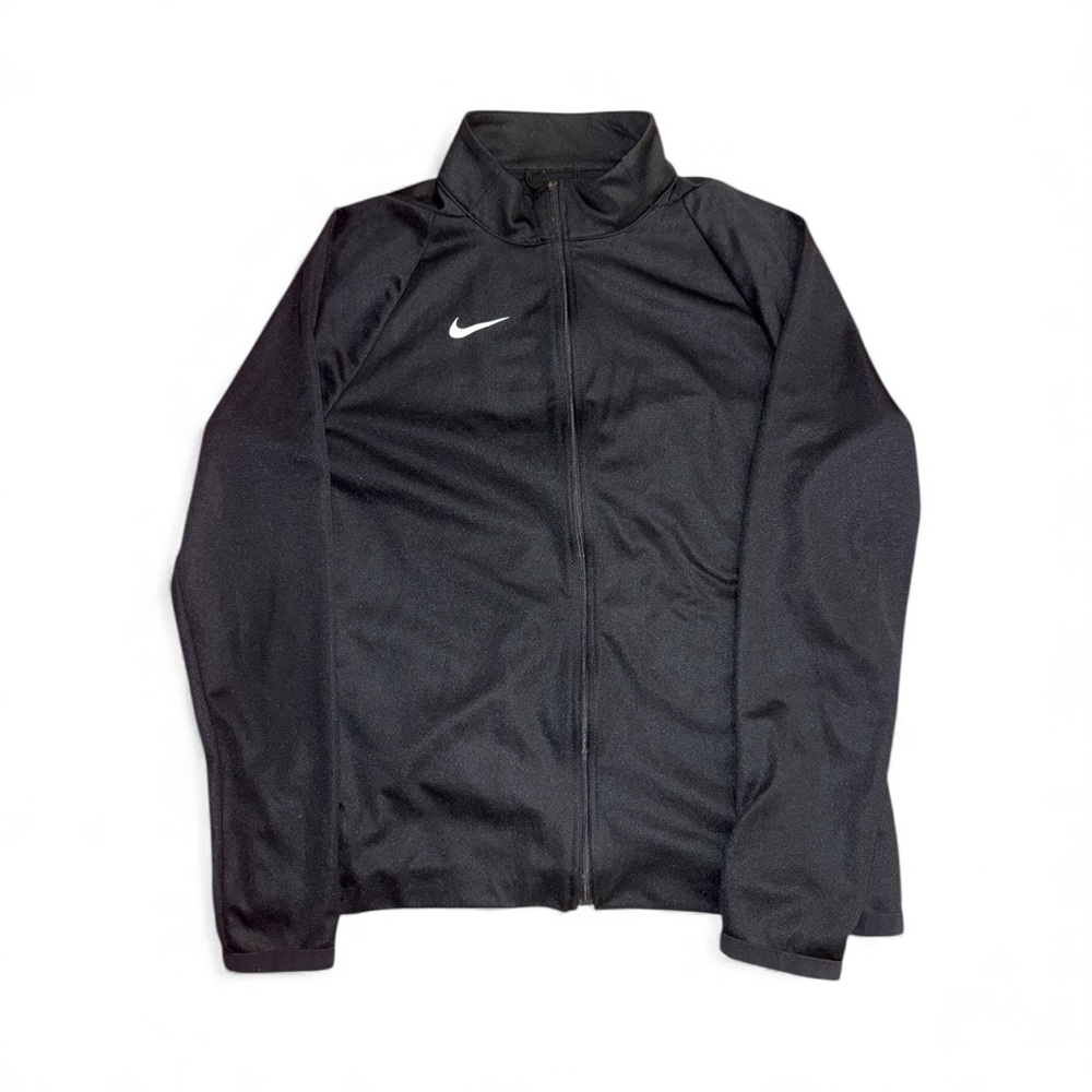Nike Women’s Black Full-Zip Track Jacket Size Medium Athletic Training   Top